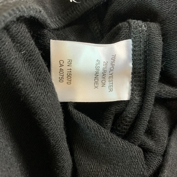 EZ by Nina Leonard black joggers‎ NWT size large - Picture 5 of 9